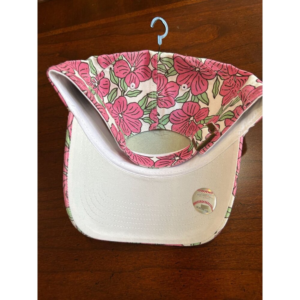 NEW Atlanta Braves Womens Florentina Adjustable Floral Baseball Cap '47 Brand Pi - Picture 3 of 5